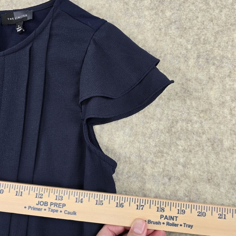 The Limited Womens Navy Blouse Size S - Picture 7 of 7
